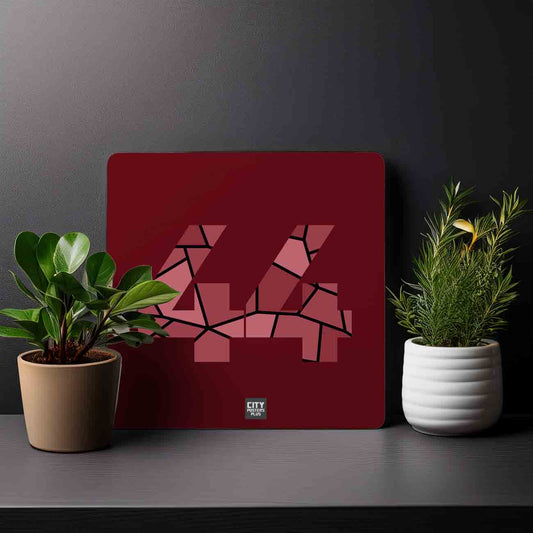 44 Number Mousepad (Maroon)