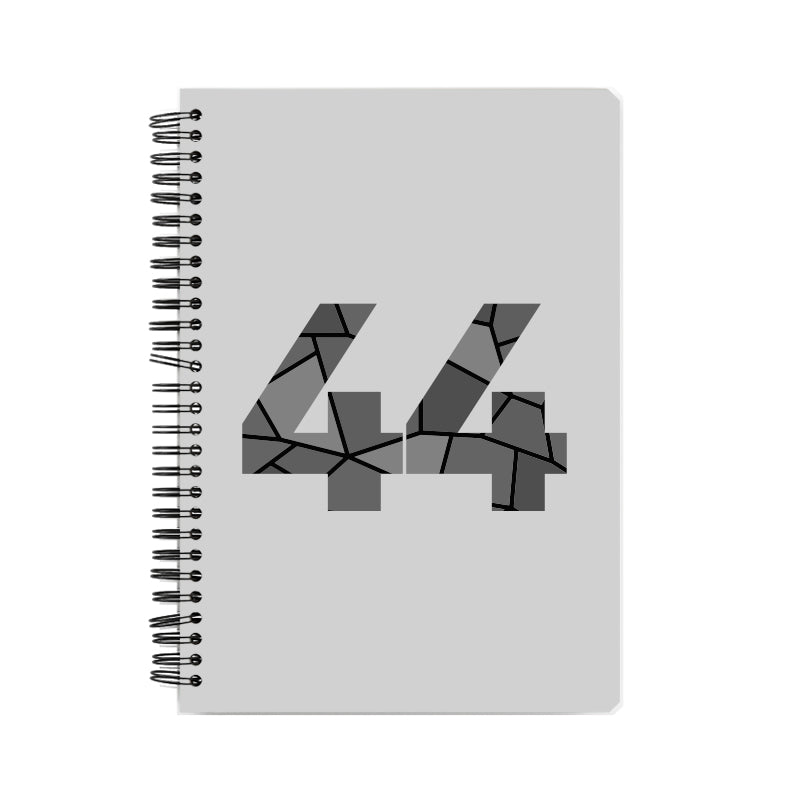 44 Number Notebook (Melange Grey)