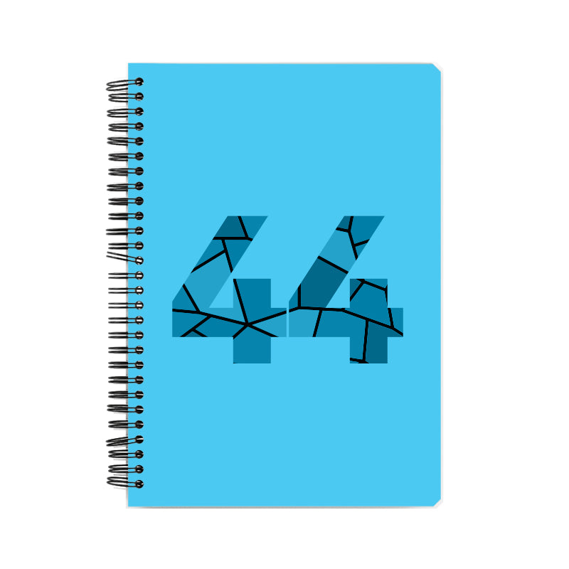 44 Number Notebook (Sky Blue)