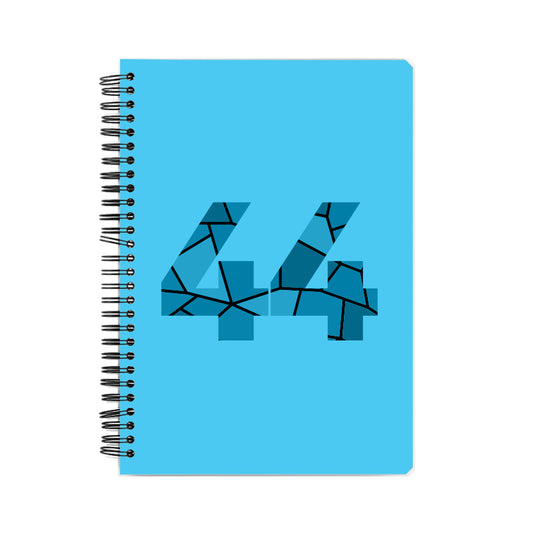 44 Number Notebook (Sky Blue)
