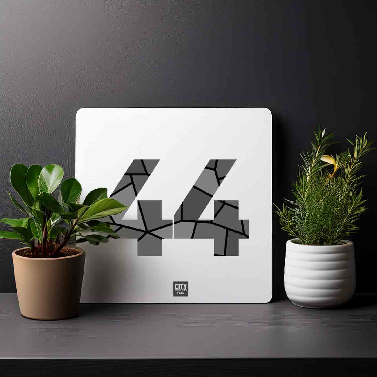 44 Number Mousepad (White)