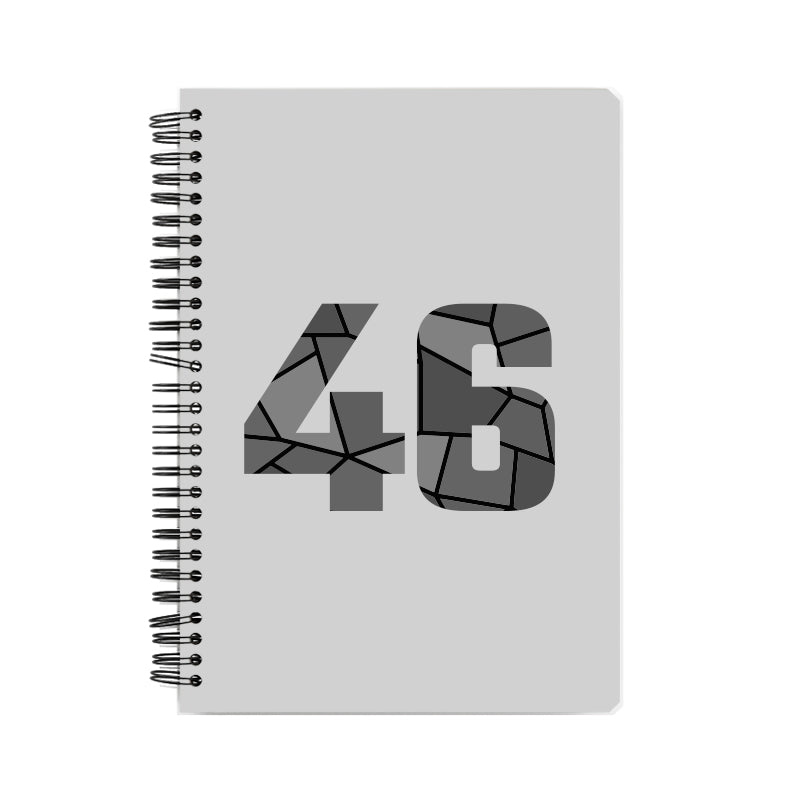 46 Number Notebook (Melange Grey)