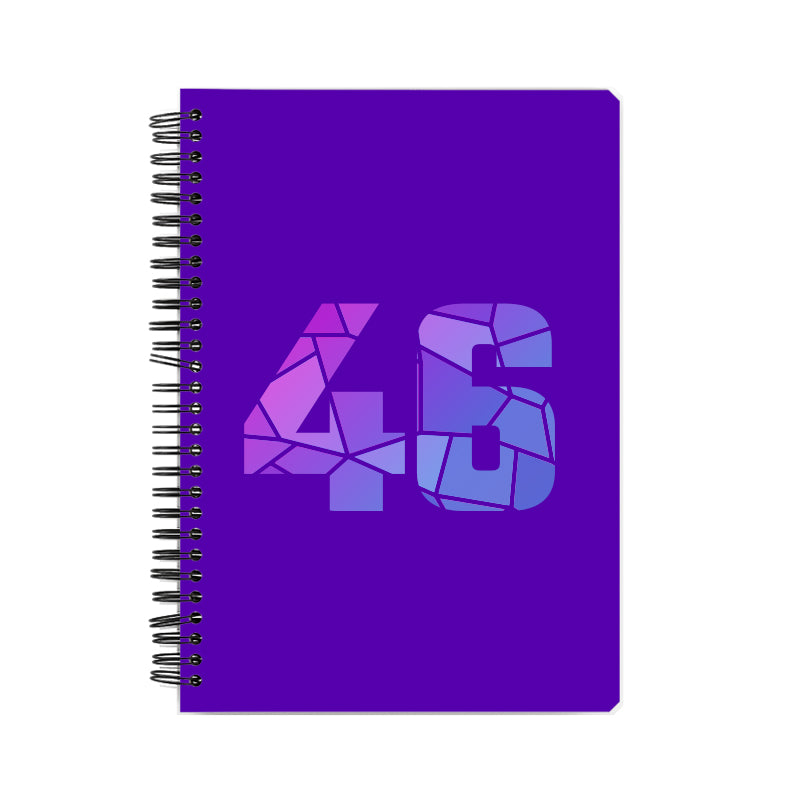 46 Number Notebook (Purple)