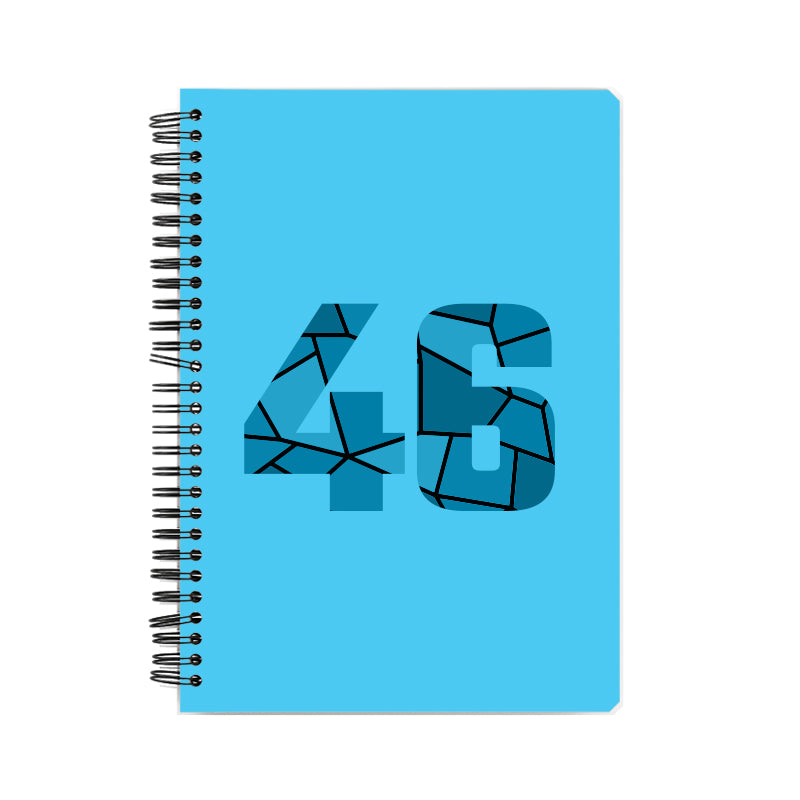 46 Number Notebook (Sky Blue)