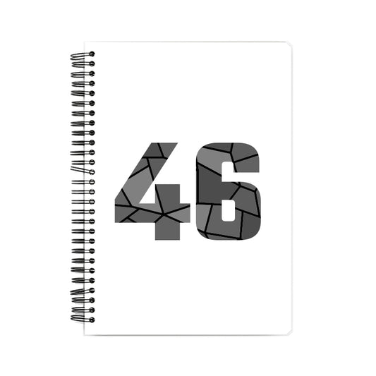 46 Number Notebook (White)