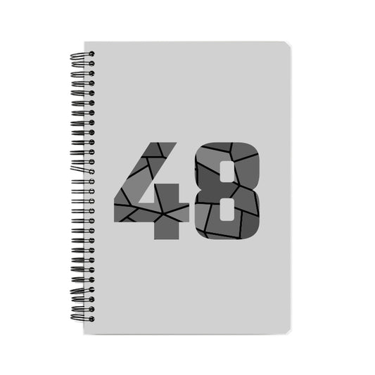 48 Number Notebook (Melange Grey)