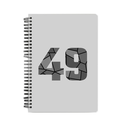 49 Number Notebook (Melange Grey)
