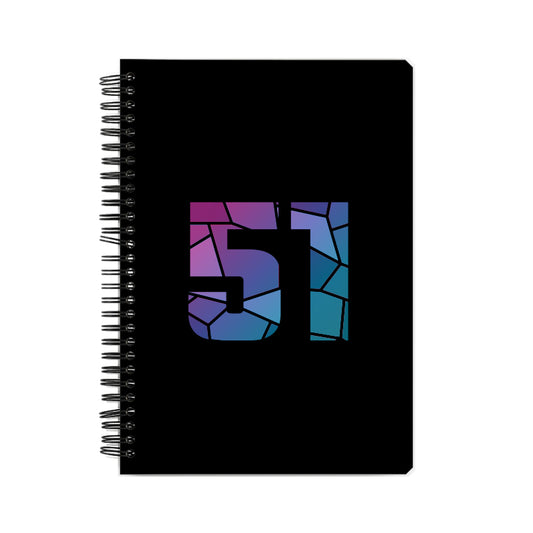 51 Number Notebook (Black)