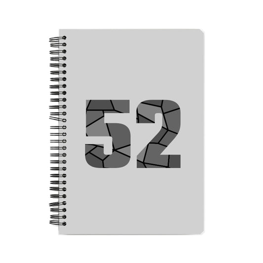 52 Number Notebook (Melange Grey)