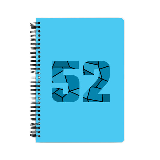 52 Number Notebook (Sky Blue)