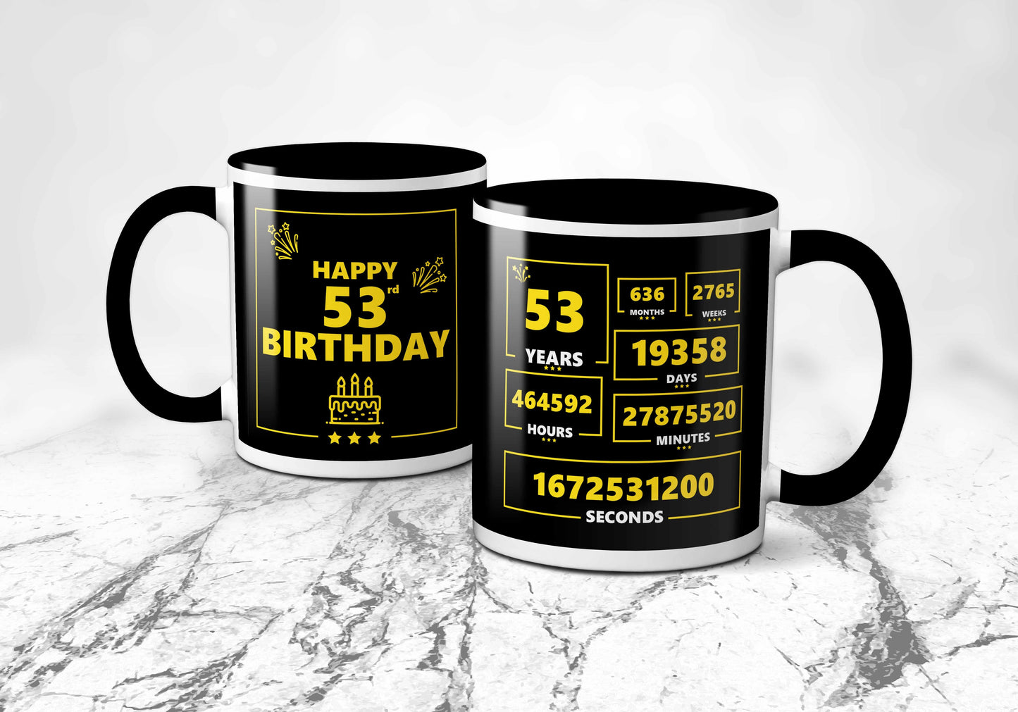 53rd Birthday Mug