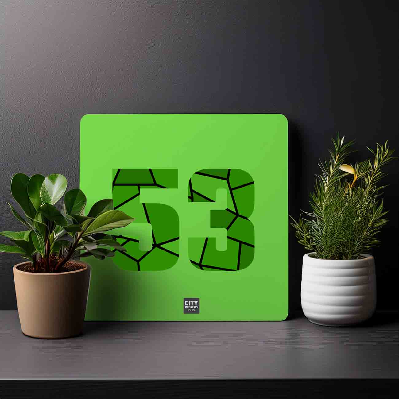 53 Number Mousepad (Liril Green)