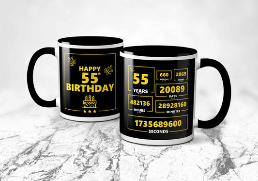 55th Year Birthday Mug