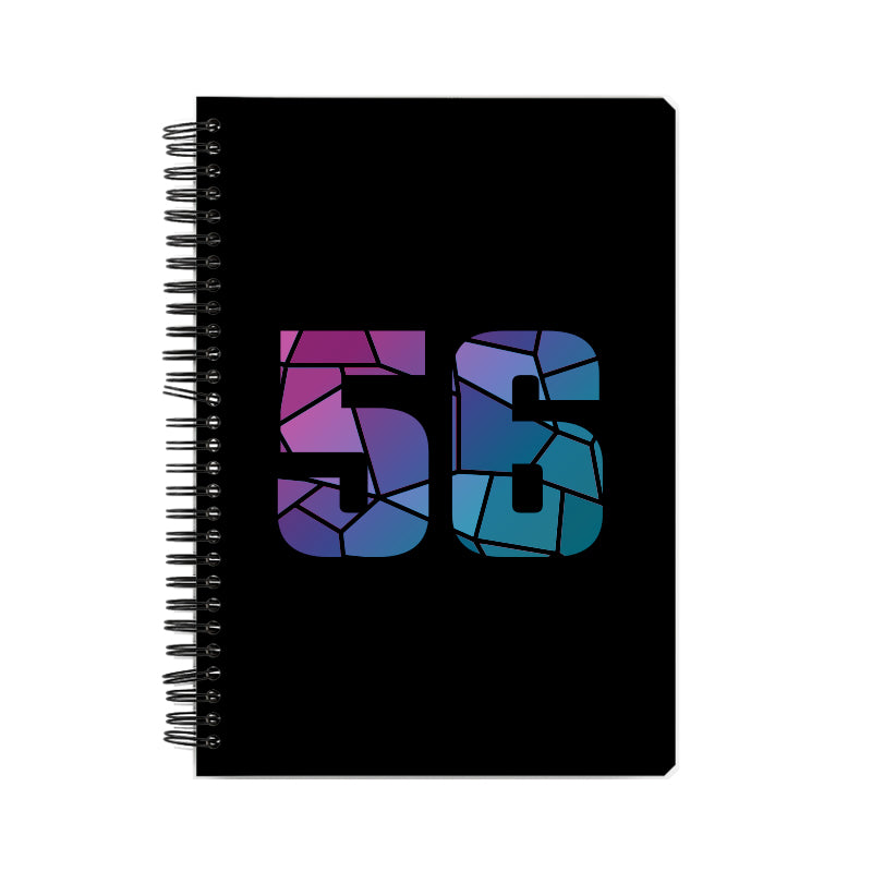 56 Number Notebook (Black)