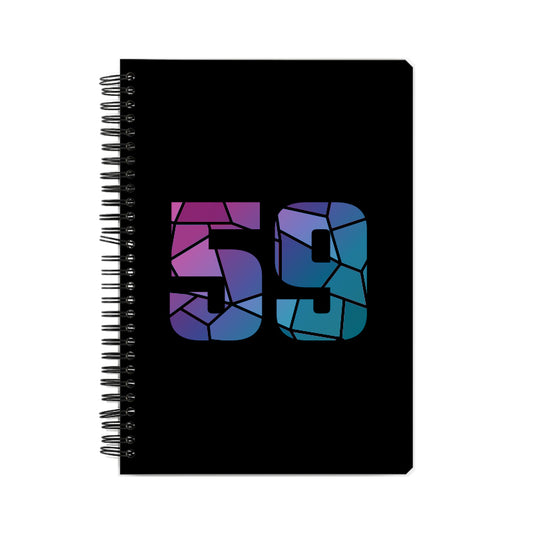 59 Number Notebook (Black)