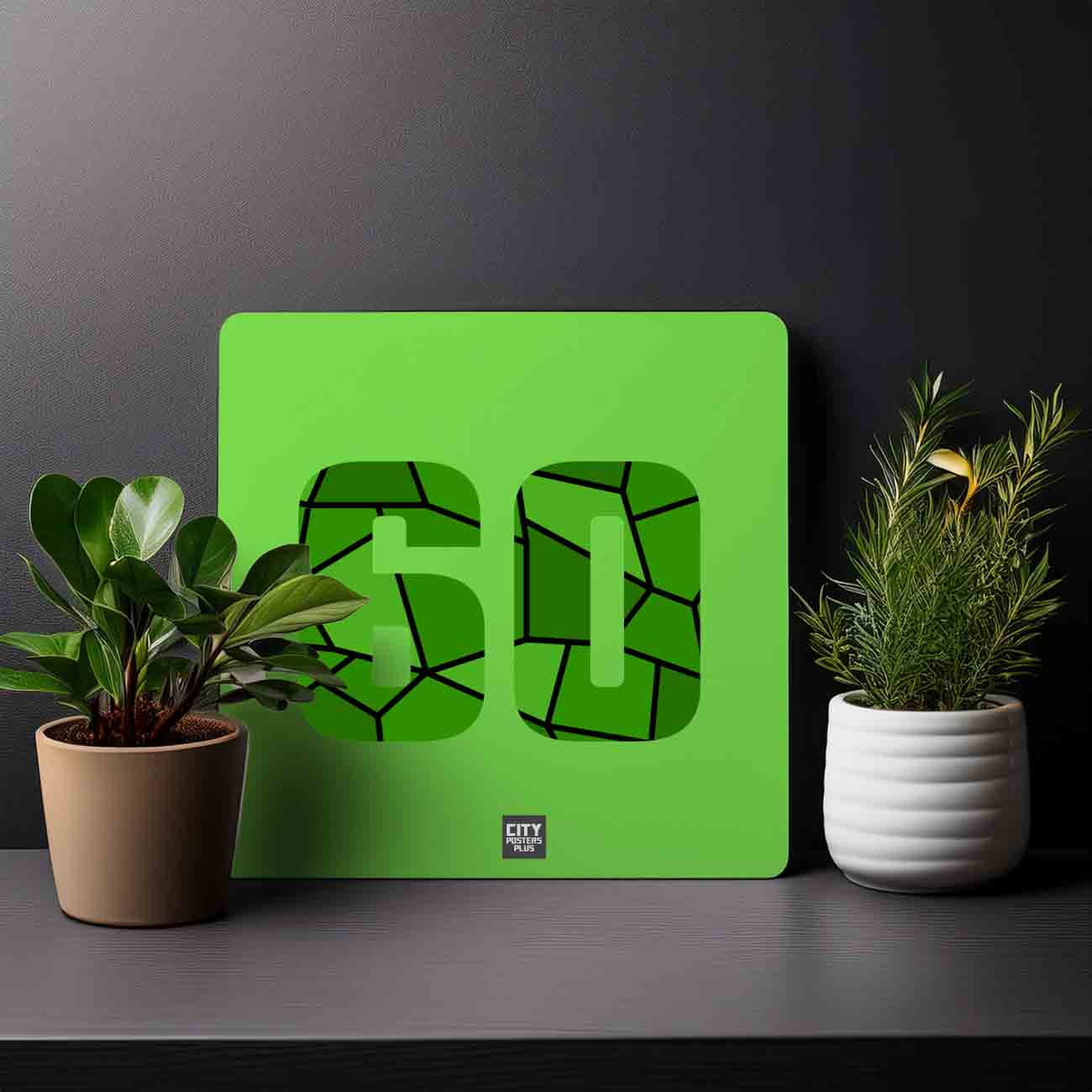 60 Number Mousepad (Liril Green)