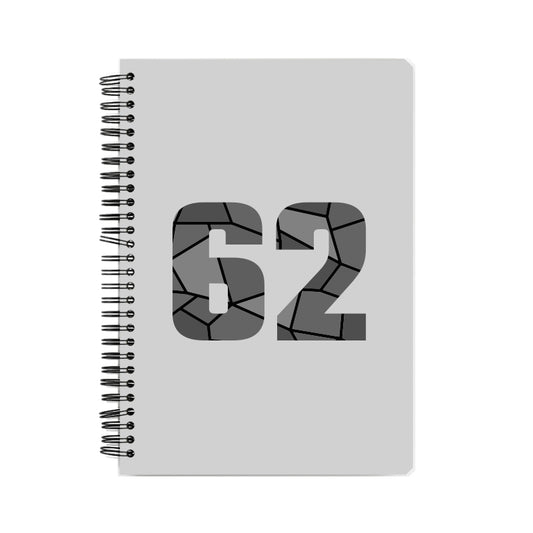62 Number Notebook (Melange Grey)
