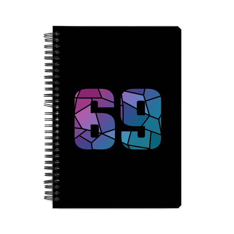 69 Number Notebook (Black)