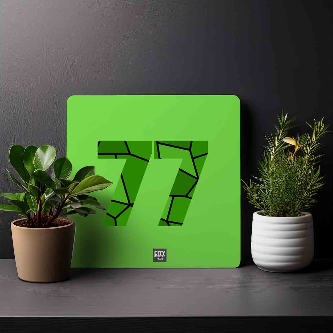 77 Number Mousepad (Liril Green)
