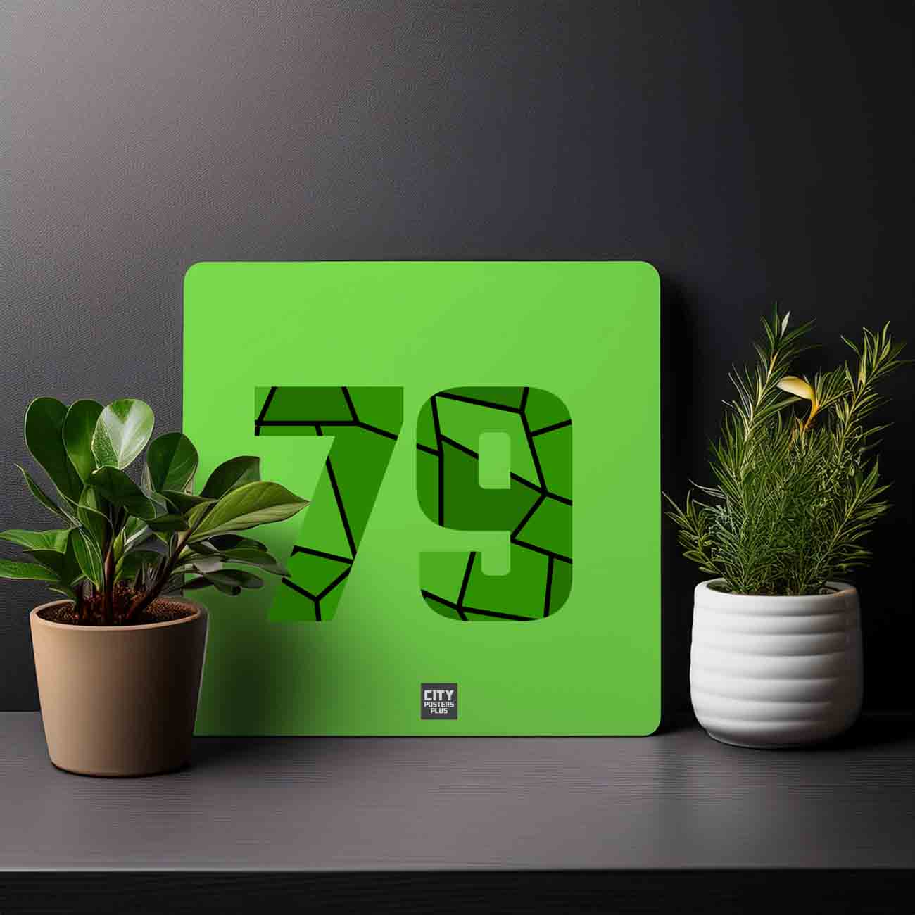 79 Number Mousepad (Liril Green)