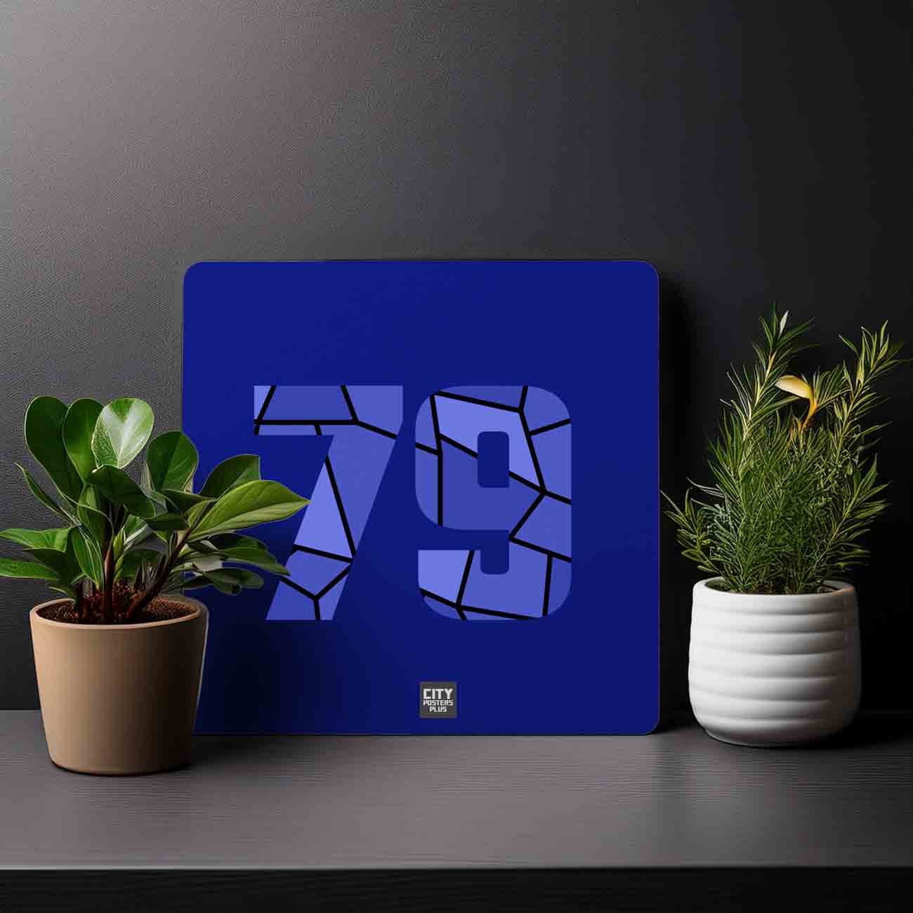 79 Number Mousepad (Royal Blue)