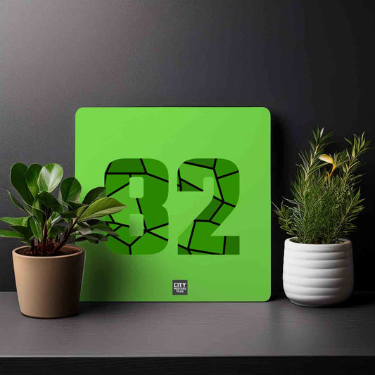 82 Number Mousepad (Liril Green)