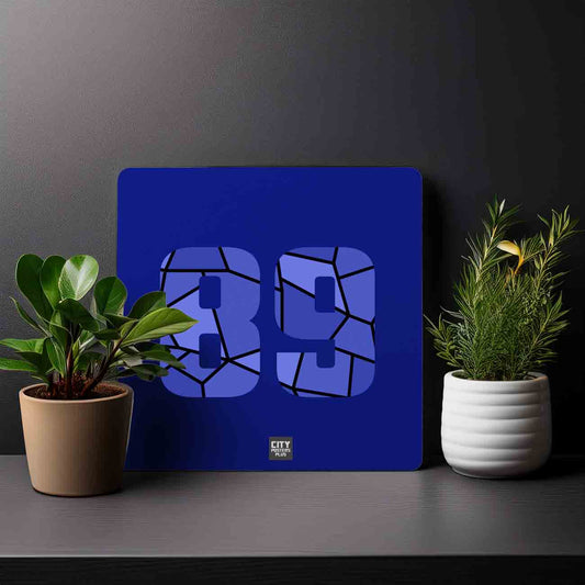 89 Number Mousepad (Royal Blue)