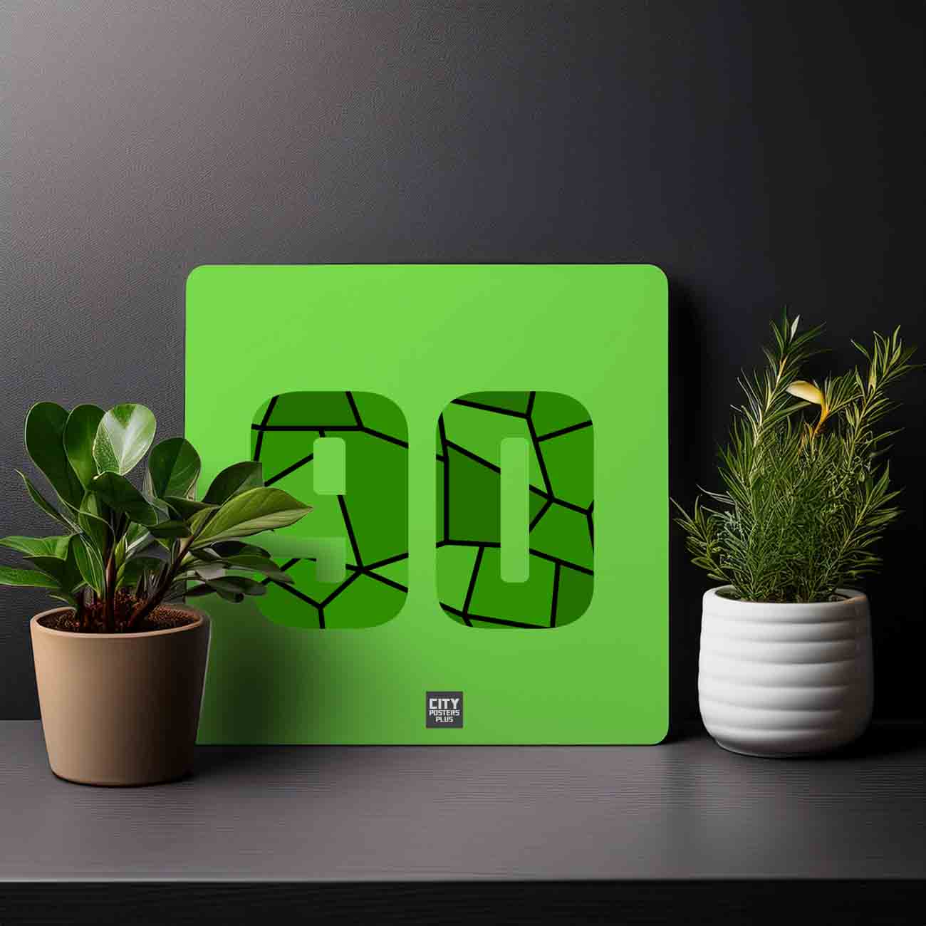 90 Number Mousepad (Liril Green)