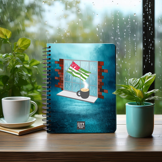Abkhazia  Coffee Rain Notebook