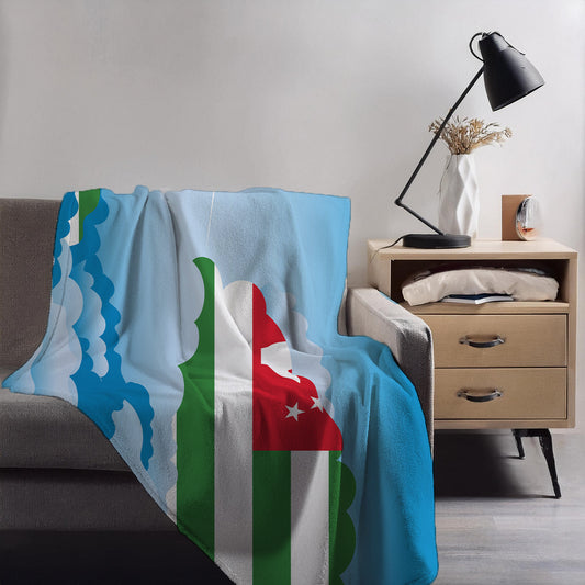 Abkhazia Day Clouds Blanket Throw