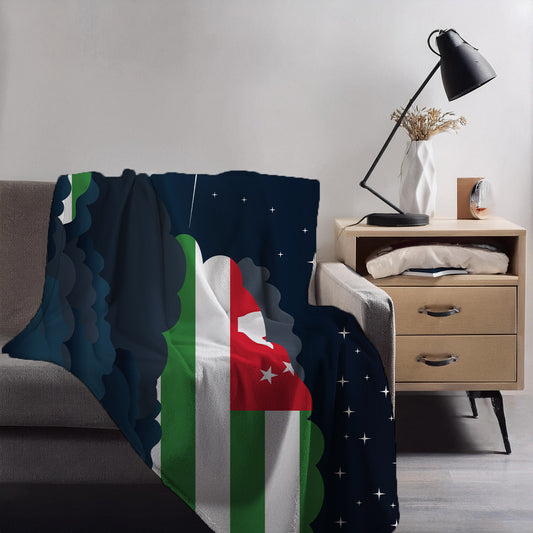 Abkhazia Night Clouds Blanket Throw
