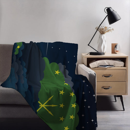 Adygea Night Clouds Blanket Throw