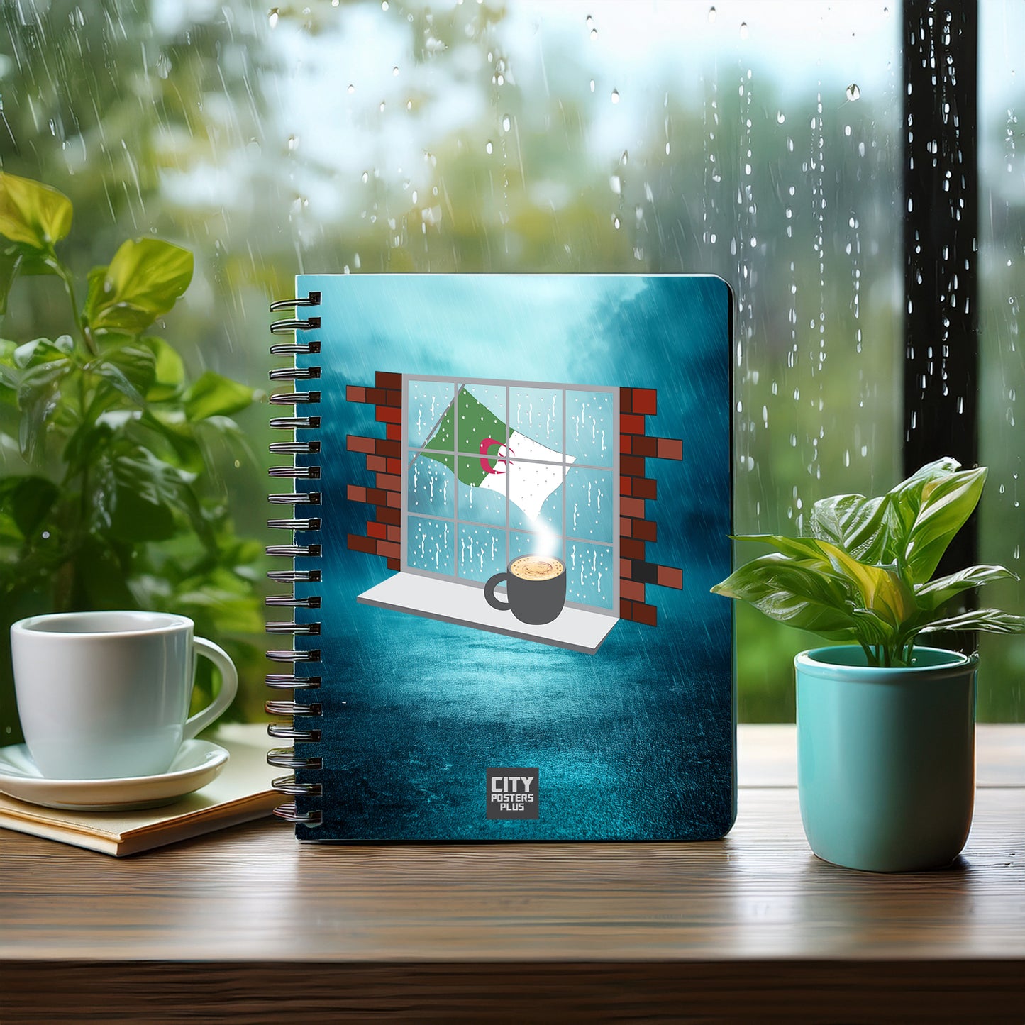 Algeria  Coffee Rain Notebook