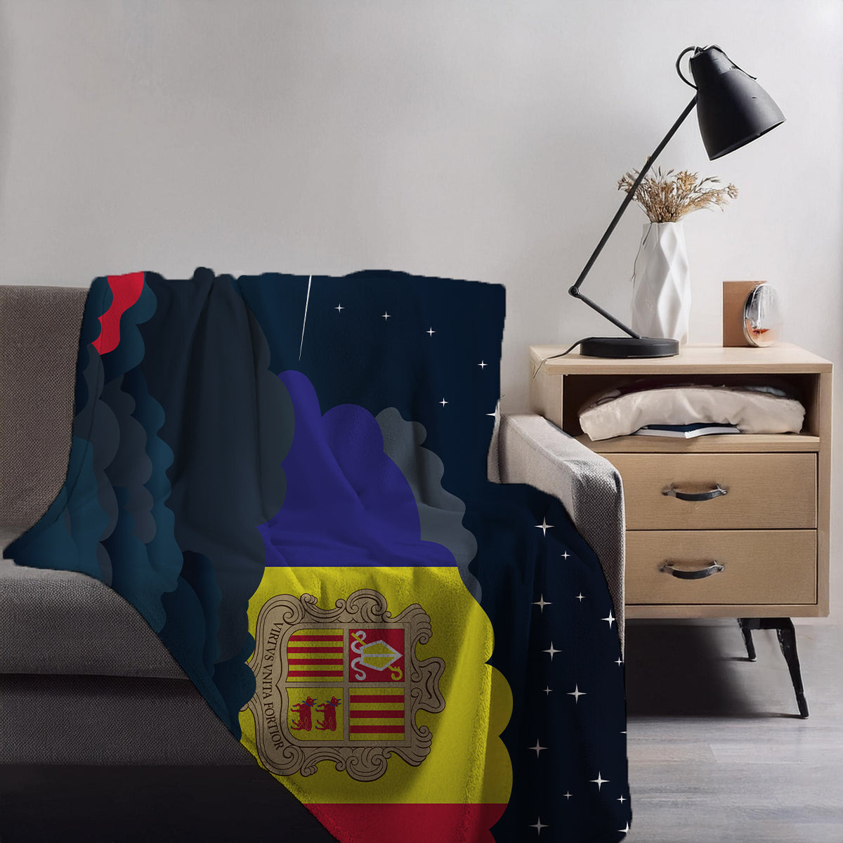 Andorra Night Clouds Blanket Throw