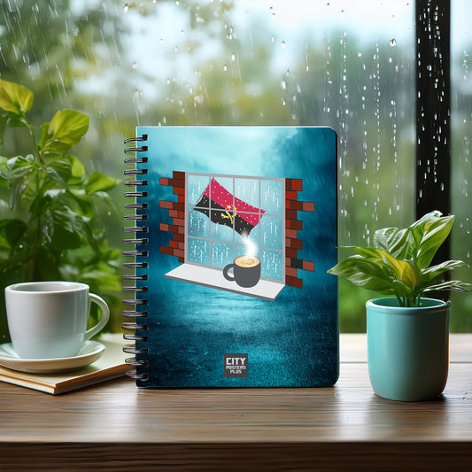 Angola  Coffee Rain Notebook