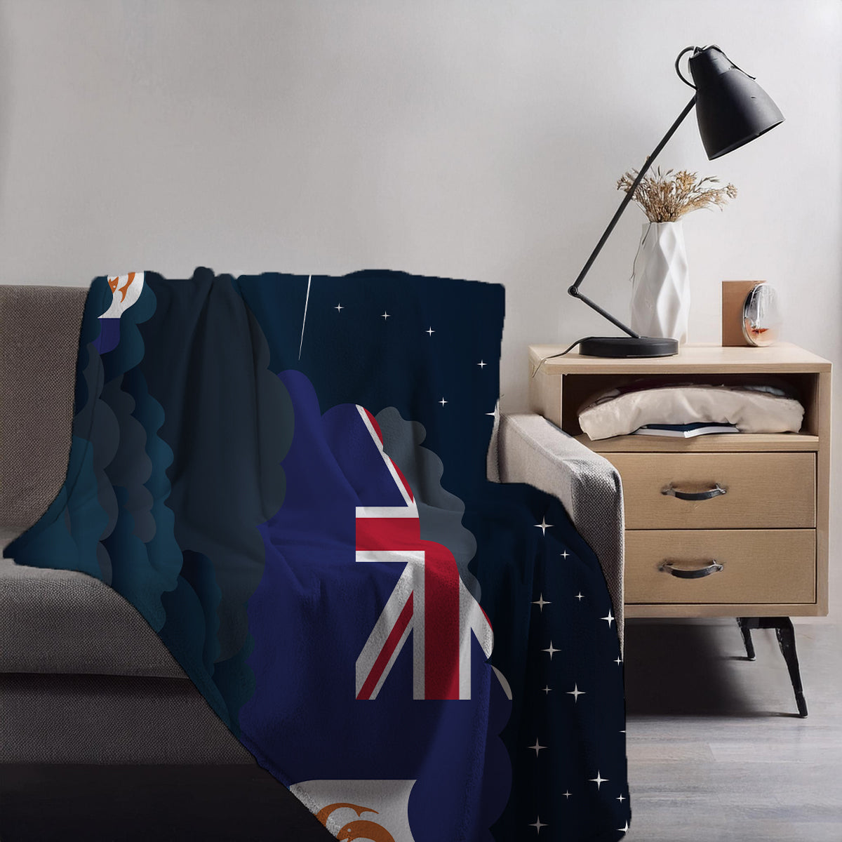 Anguilla Night Clouds Blanket Throw