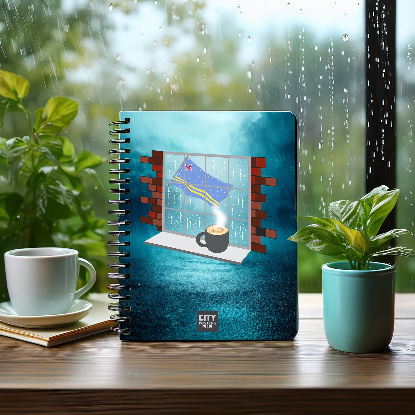 Aruba  Coffee Rain Notebook