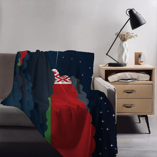 Belarus Night Clouds Blanket Throw