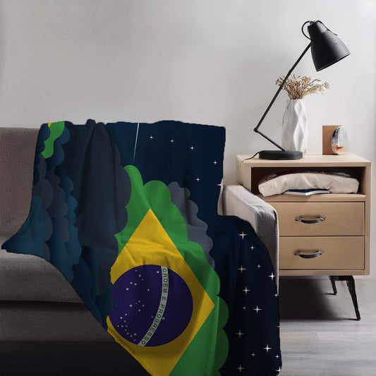 Brazil Night Clouds Blanket Throw