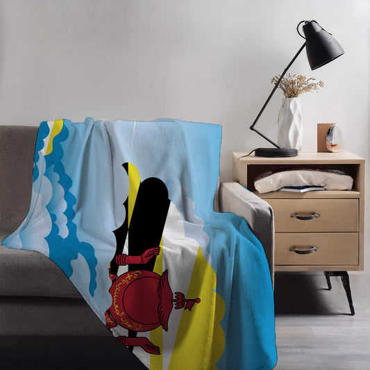 Brunei Day Clouds Blanket Throw