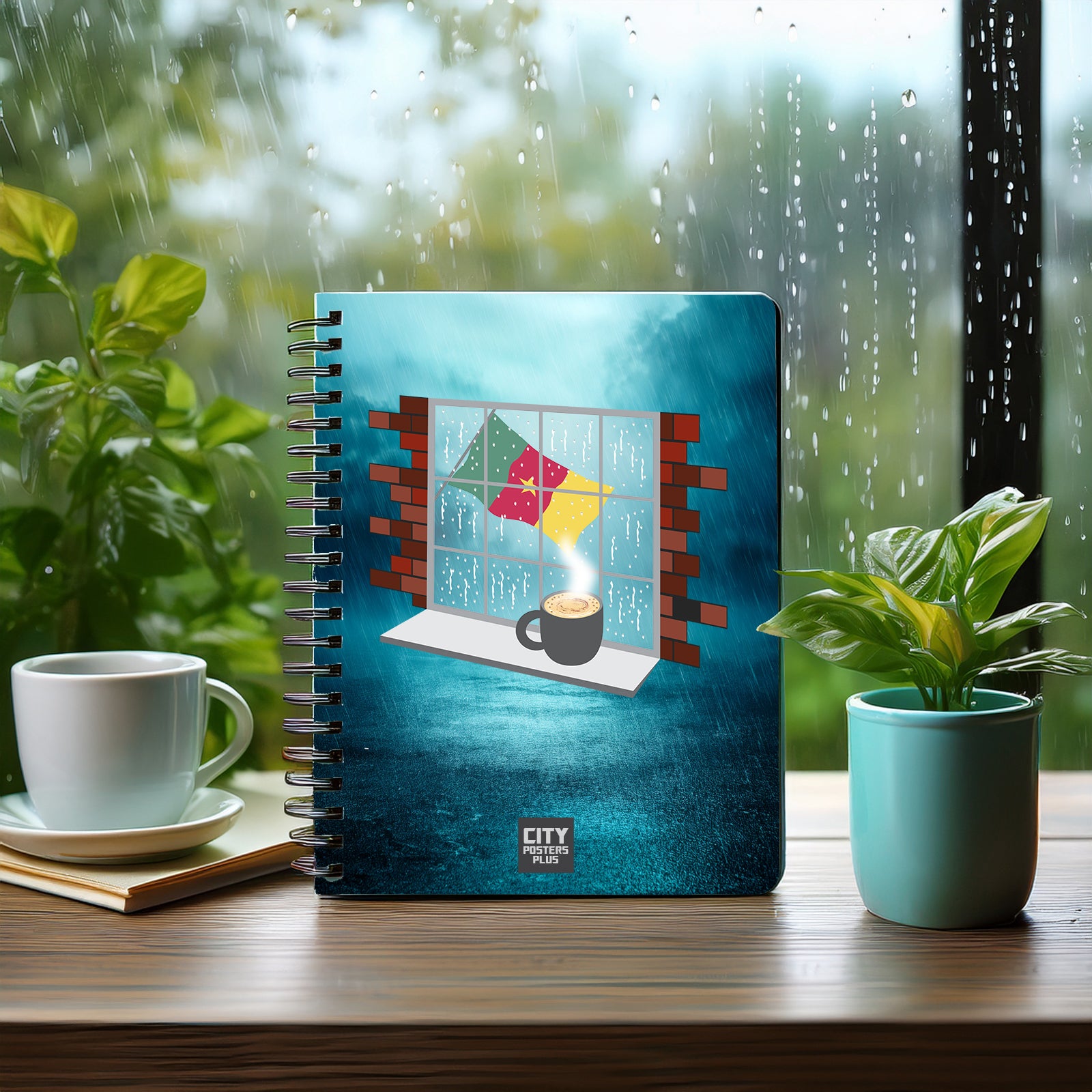 Cameroon  Coffee Rain Notebook
