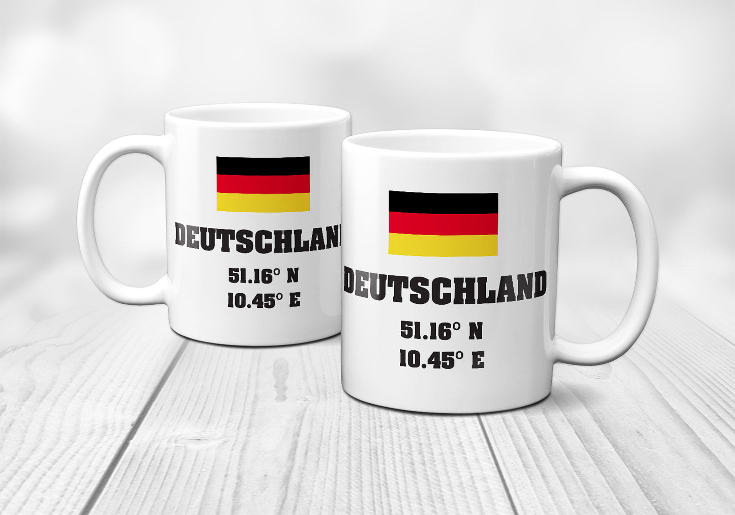 Deutschland Laitutude Longitude Mug