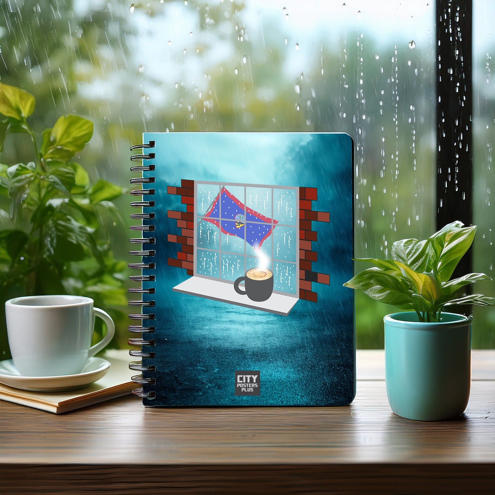 Guam  Coffee Rain Notebook
