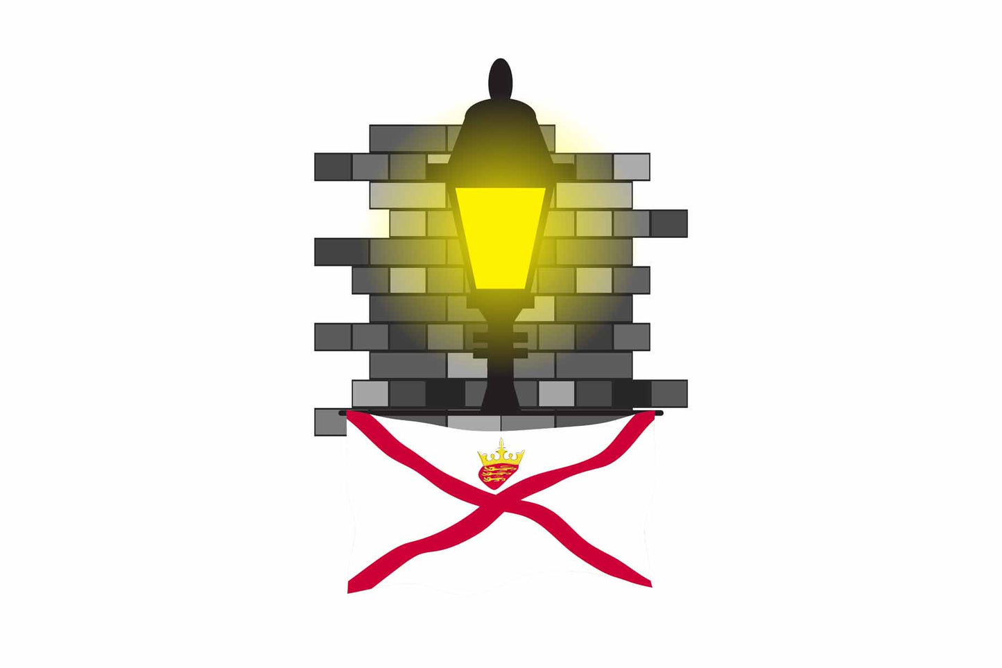 Jersey Street Lamp Bricks Sticker