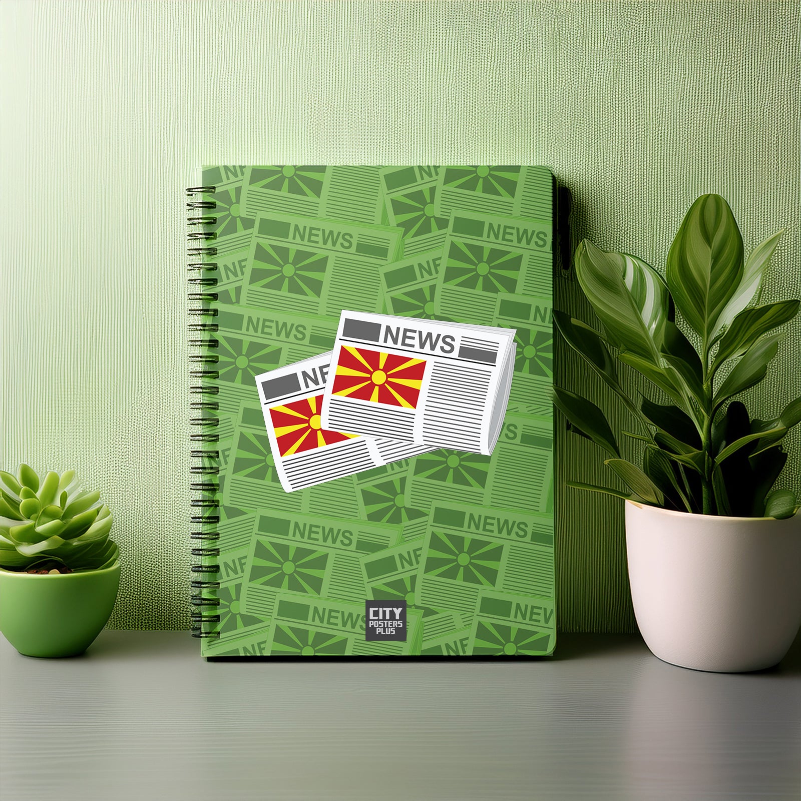 Macedonia Newspapers Notebook