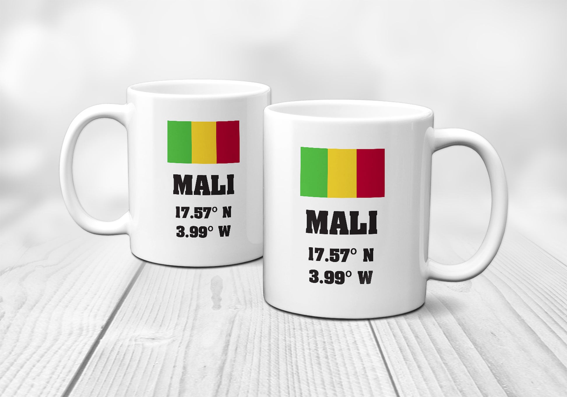Mali Laitutude Longitude Mug