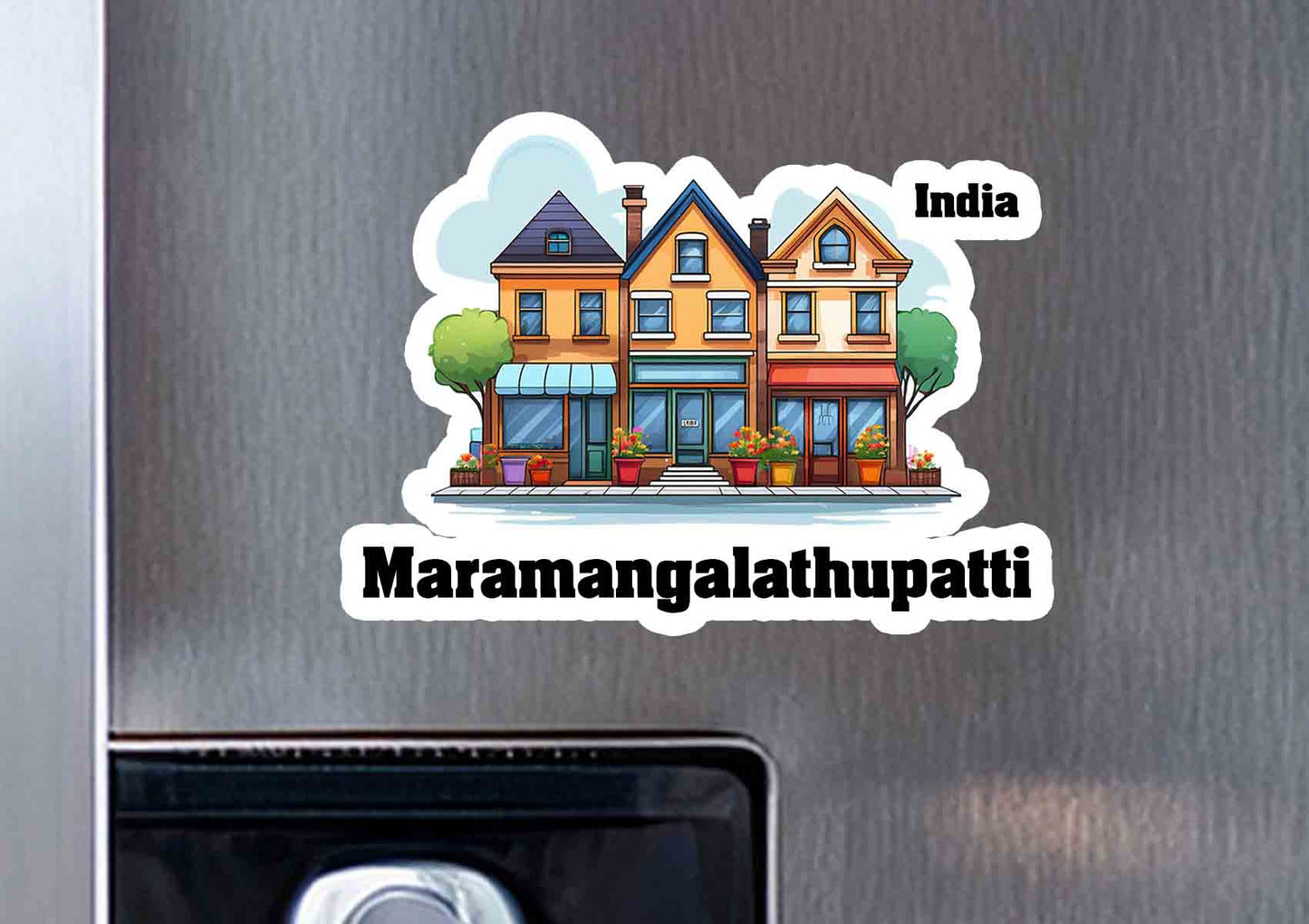 Maramangalathupatti Three Home Office Shop Fridge Magnet