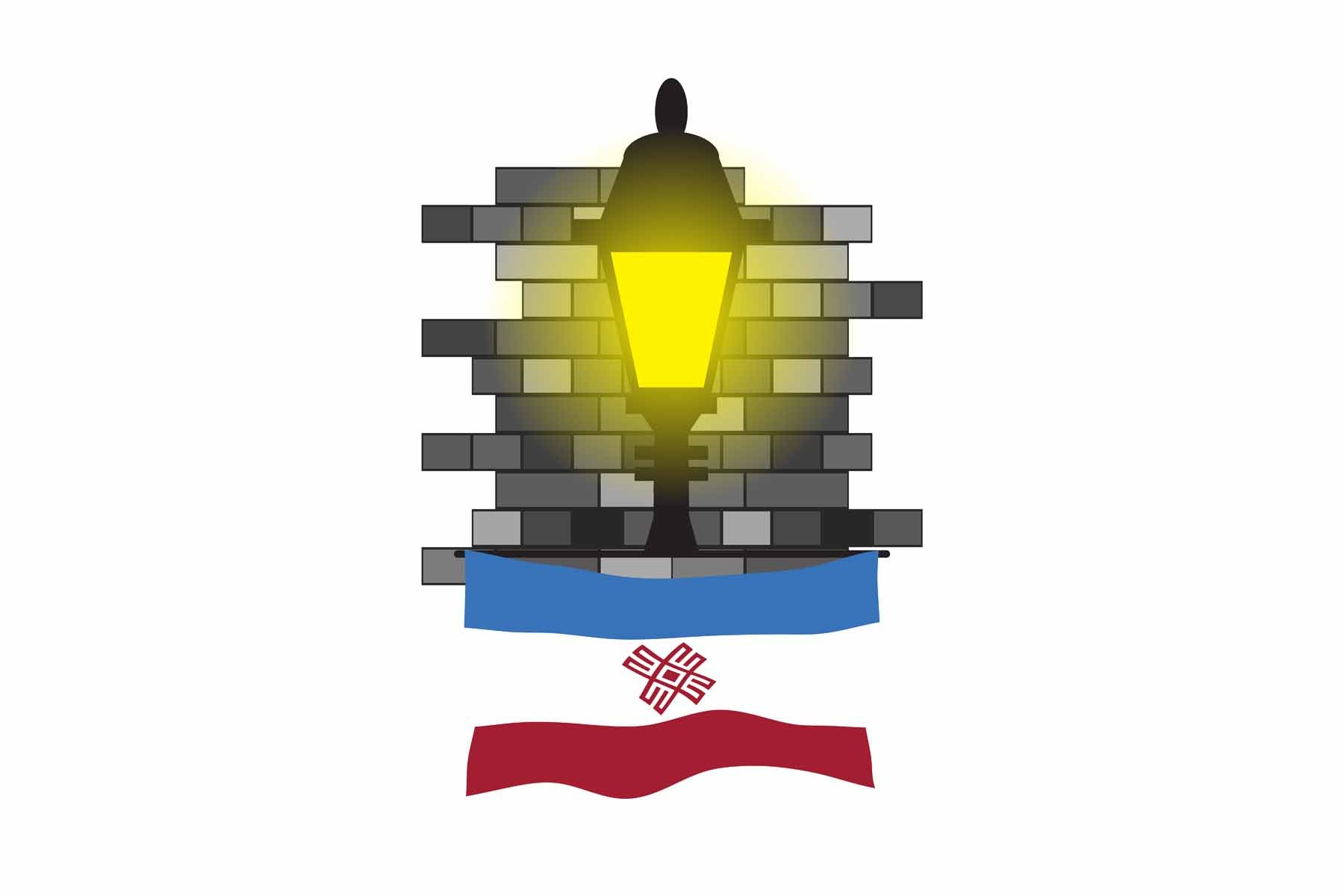 Mari El Street Lamp Bricks Sticker