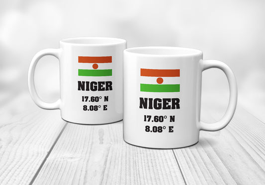 Niger Laitutude Longitude Mug