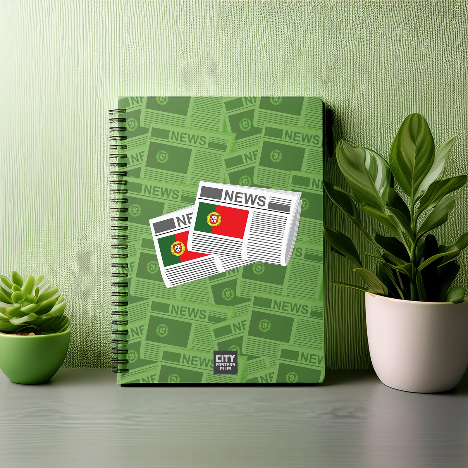 Portugal Newspapers Notebook